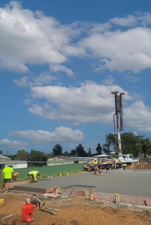Pod-floor lay-up on reactive clay site · Highfields QLD