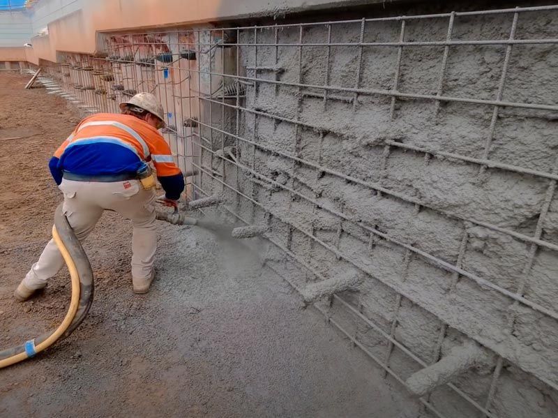 SHOTCRETE INSTALLATION - FAIRLEIGH RESIDENCES