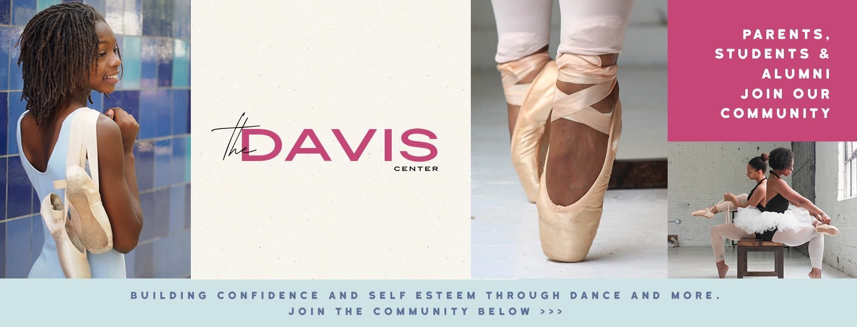 Banner for a dance studio featuring ballet dancers Banner for a dance studio featuring ballet dancers