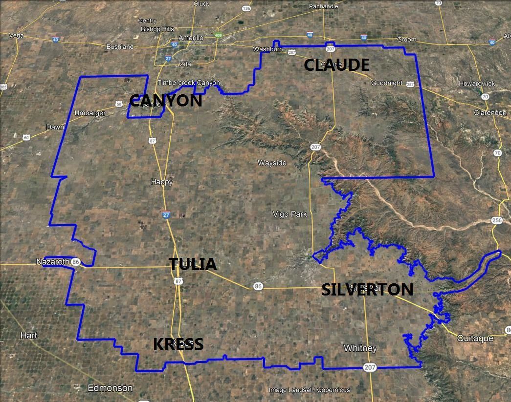 Service map zone coverage