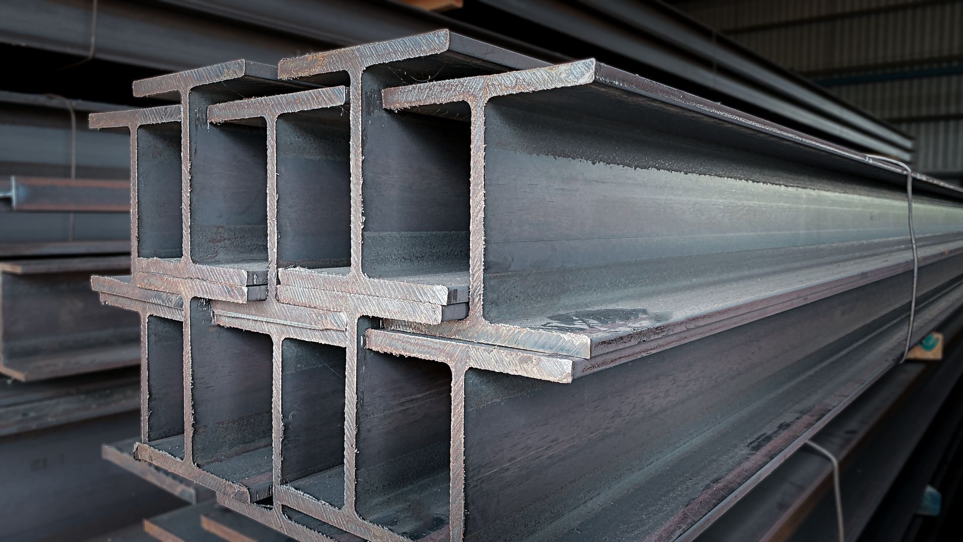 Steel beams.