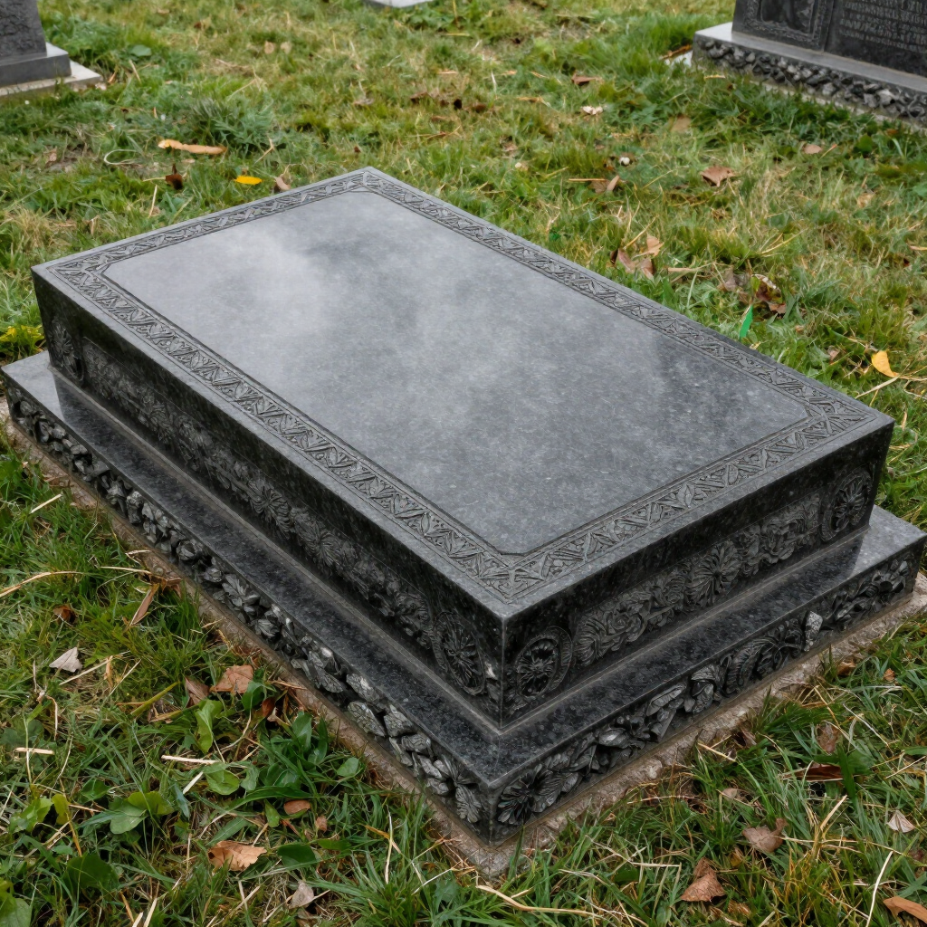 Full Grave Ledgers example by SBK Monument Shop