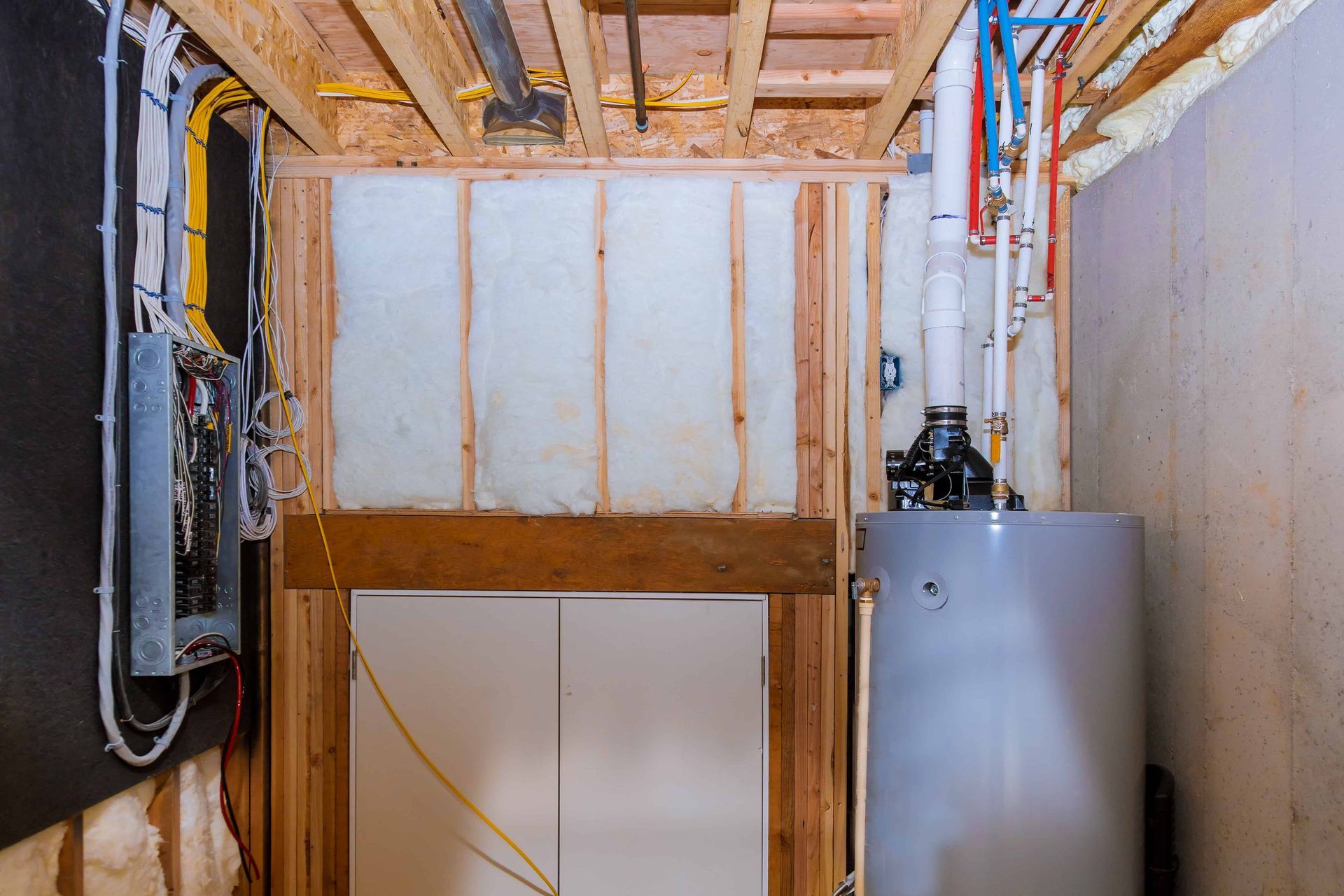 Residential boiler and central heating system setup for heating repair and emergency heating service
