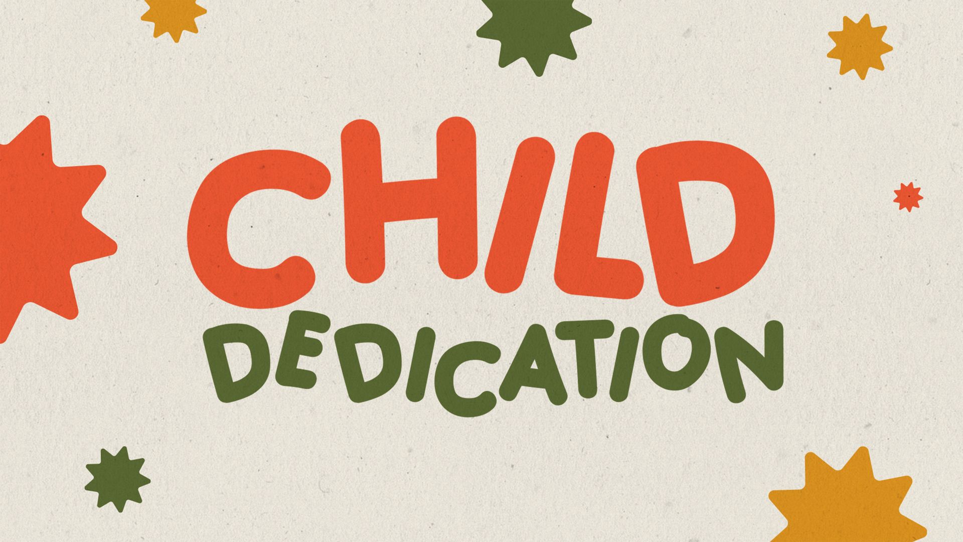 Child Dedication