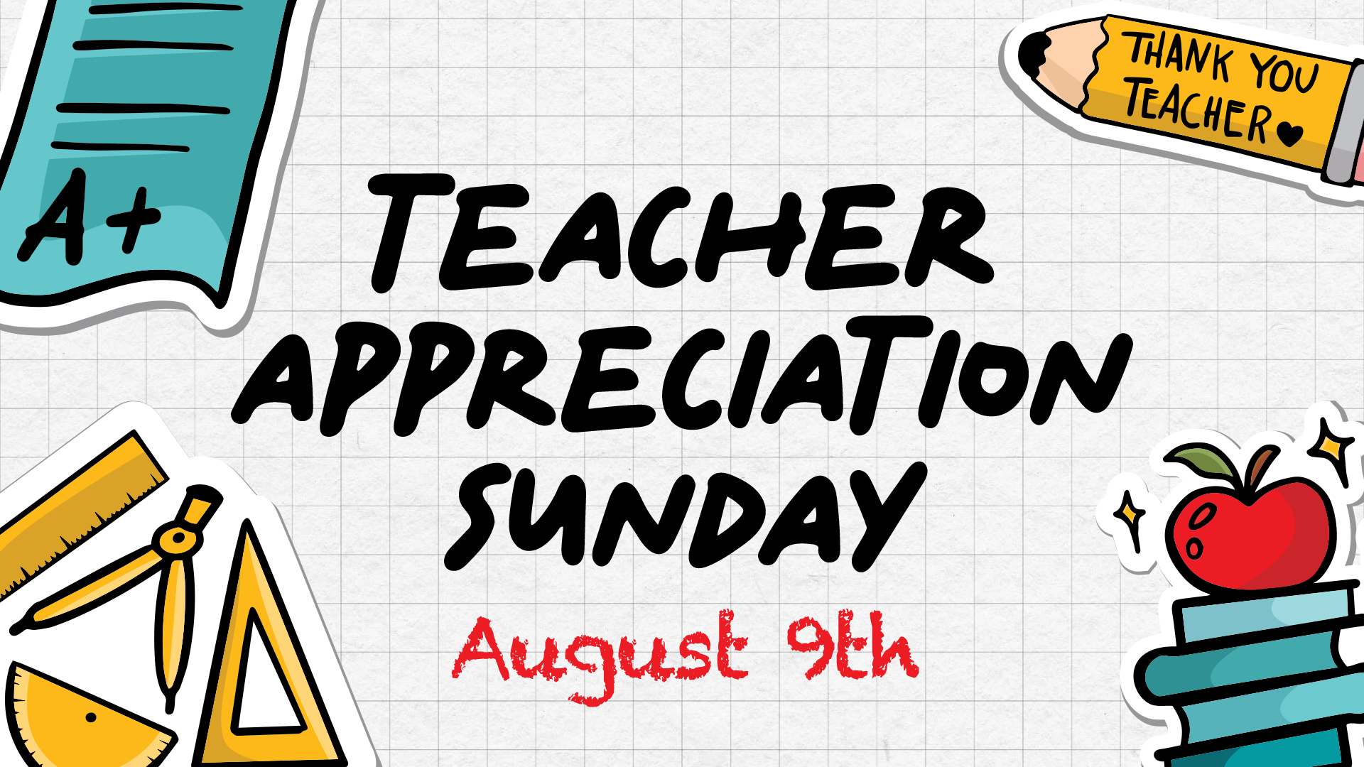 Teacher Appreciation Sunday 