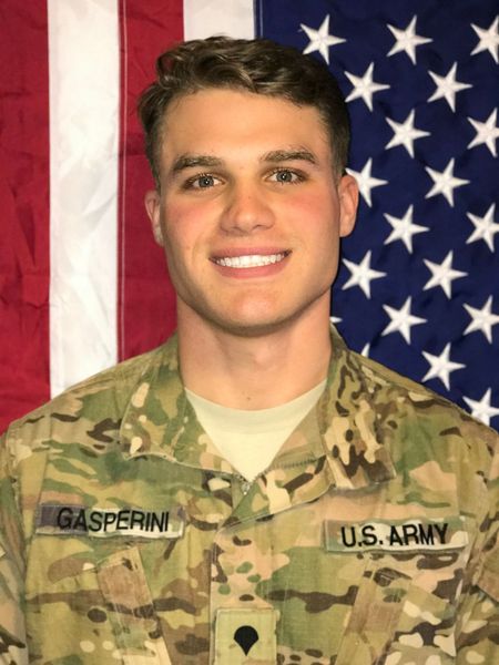 Cole Gasperini, an Army veteran. Cole Gasperini, an Army veteran.