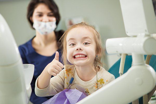 Kid Smiling At Dental Clinic — Paxtang, PA — Paxtang Family Dentistry