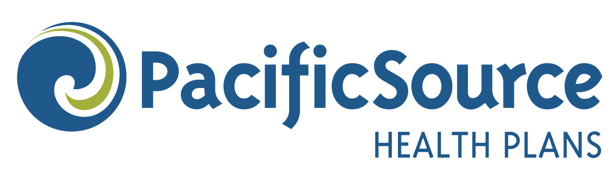 Pacific source health plans logo on a white background