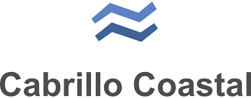 Cabrillo Coastal logo with blue wave icon above the company name