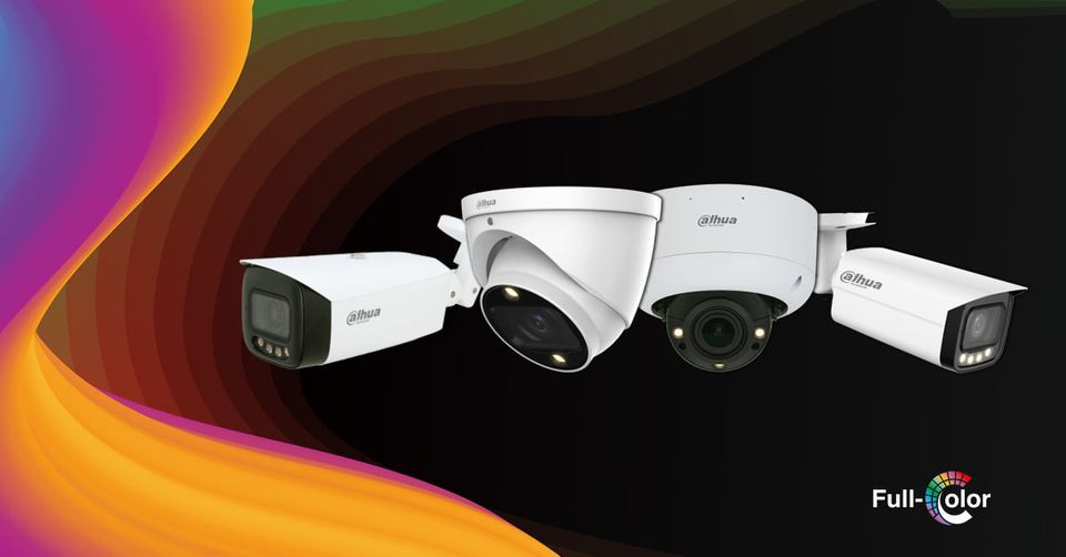 Mix of Dahua security Cameras