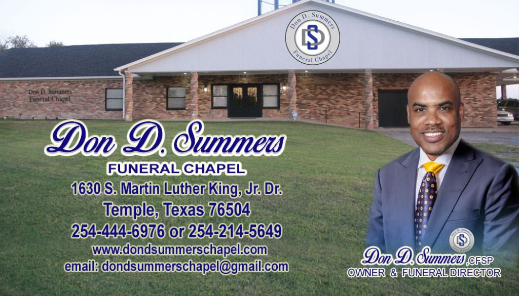 Our Location | Don D. Summers Funeral Chapel