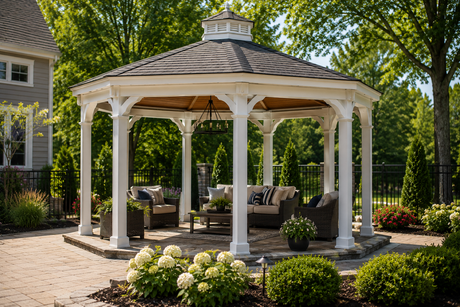 white gazebo