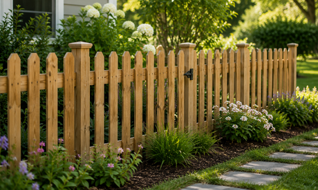 wooden fence