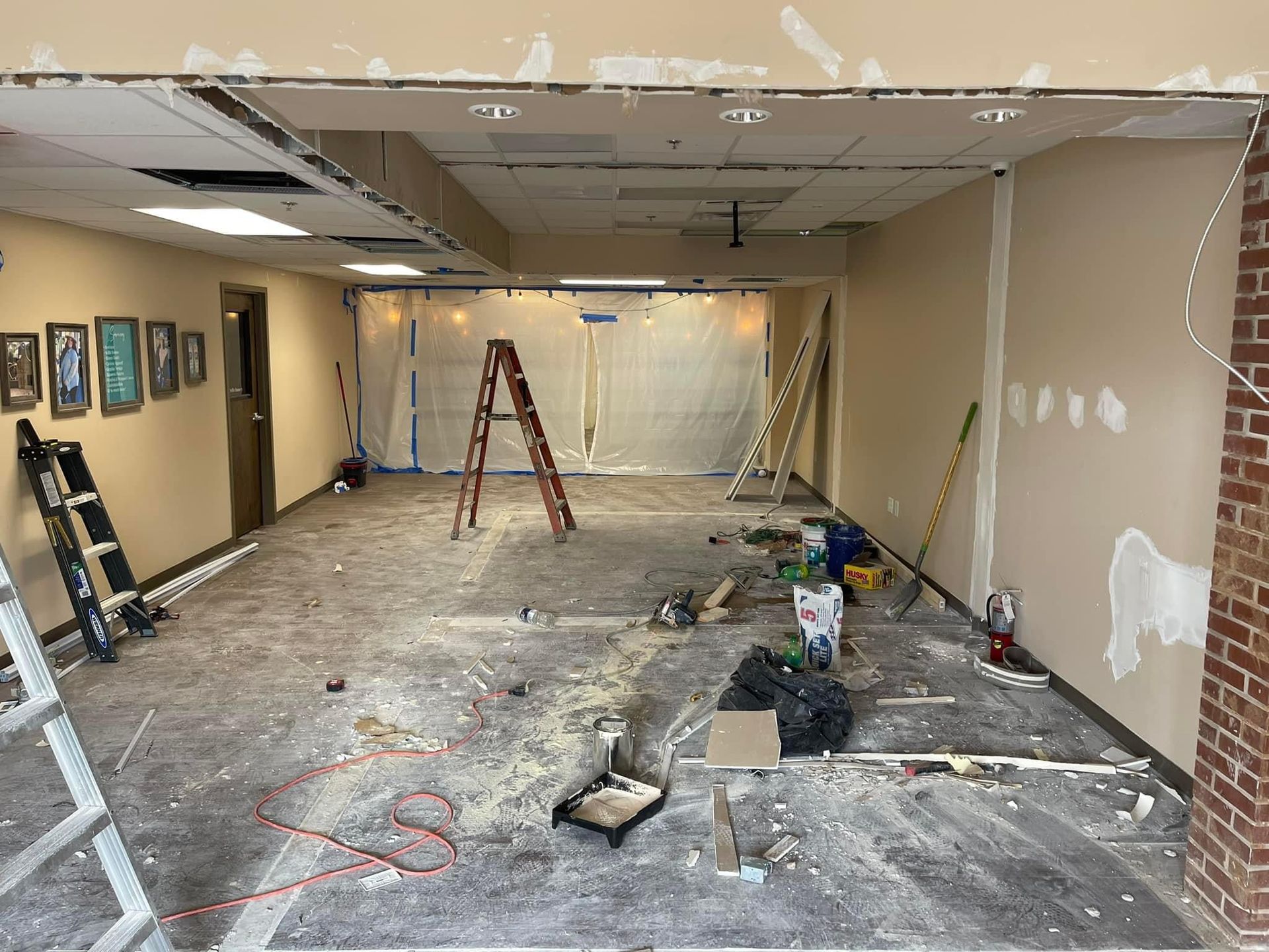 Remodel of a local shop in spartanburg sc 
