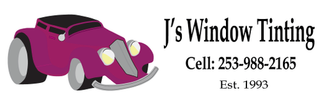 J's Window Tinting Purple car with
