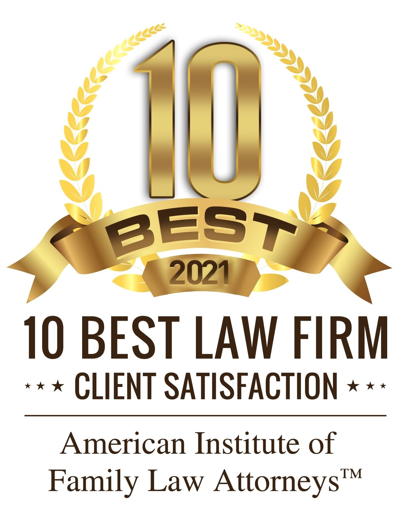 A logo for the american institute of family law attorneys.