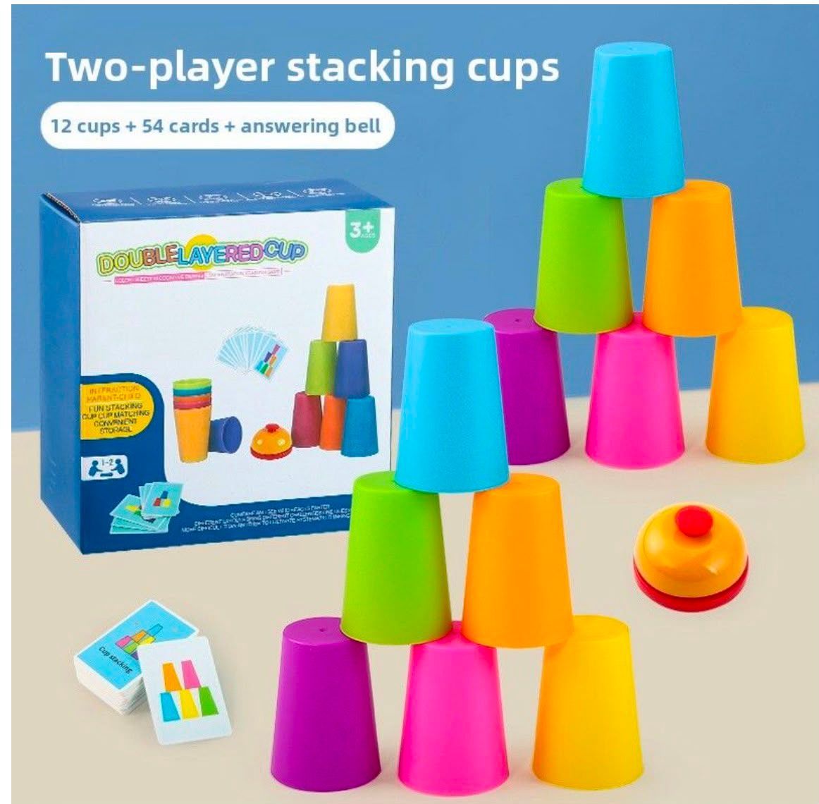 Juego de Mesa Vasos Apilables