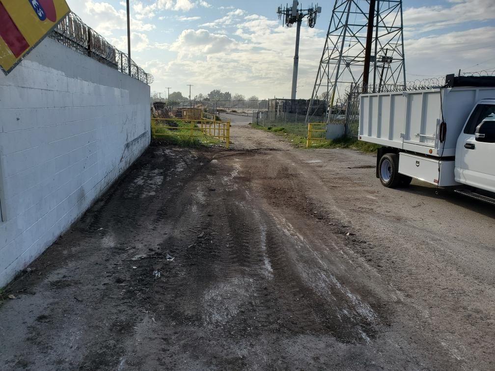 Commercial debris cleanup after debris removal