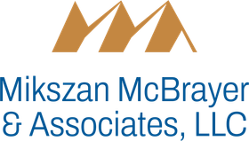 A logo for mikszan mcbrayer & associates llc