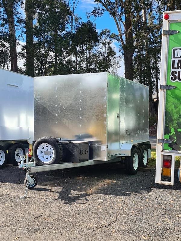 Stainless Enclosed Trailer — Hastings Trailer Centre in Port Macquarie, NSW