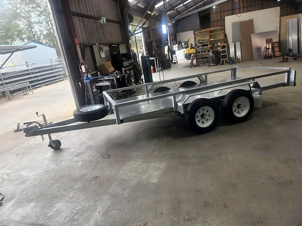 Trailer Equipment Building In The Shop — Hastings Trailer Centre in Taree, NSW