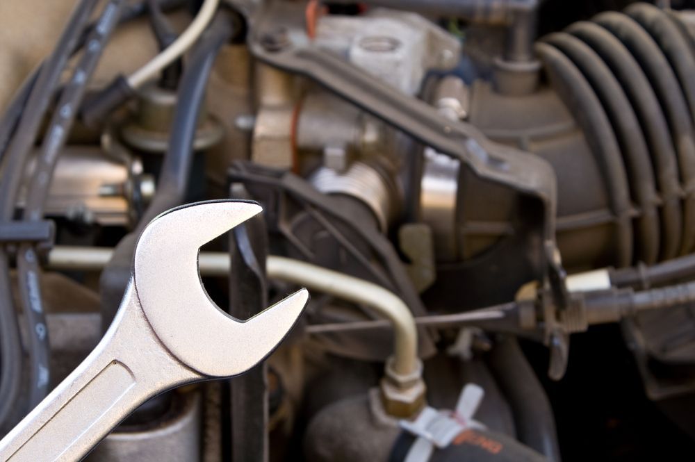 Wrench in Front of Car Engine — Jims Auto Care in Berrimah, NT