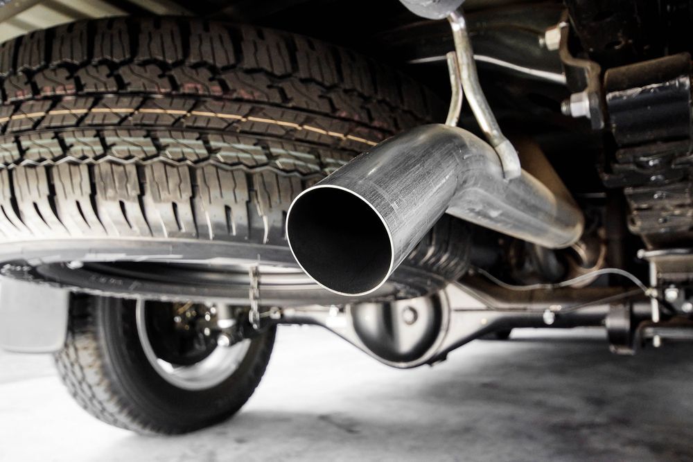 Exhaust Pipe Under a Vehicle — Jims Auto Care in Berrimah, NT