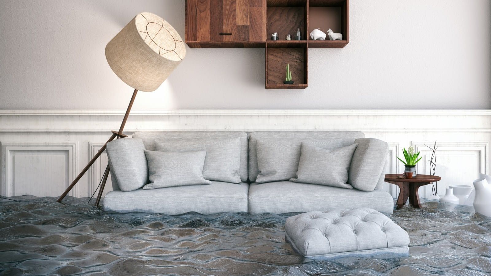 Flood Insurance in Non-Flood Zone Areas water flooding a home inside