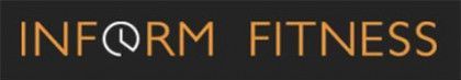 INFORM FITNESS logo in orange and white on a dark background