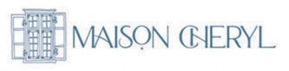 Maison Cheryl logo with a blue building icon and teal text on a white background
