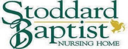 Stoddard Baptist Nursing Home logo in green and black text