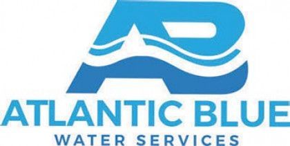 Atlantic Blue Water Services logo in blue with stylized wave and initials ABW