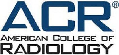 American College of Radiology logo with blue “ACR” letters and text underneath