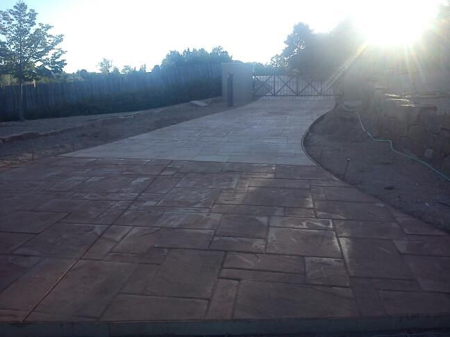 Stamped Concrete — Santa Fe, NM — Guero Concrete Company