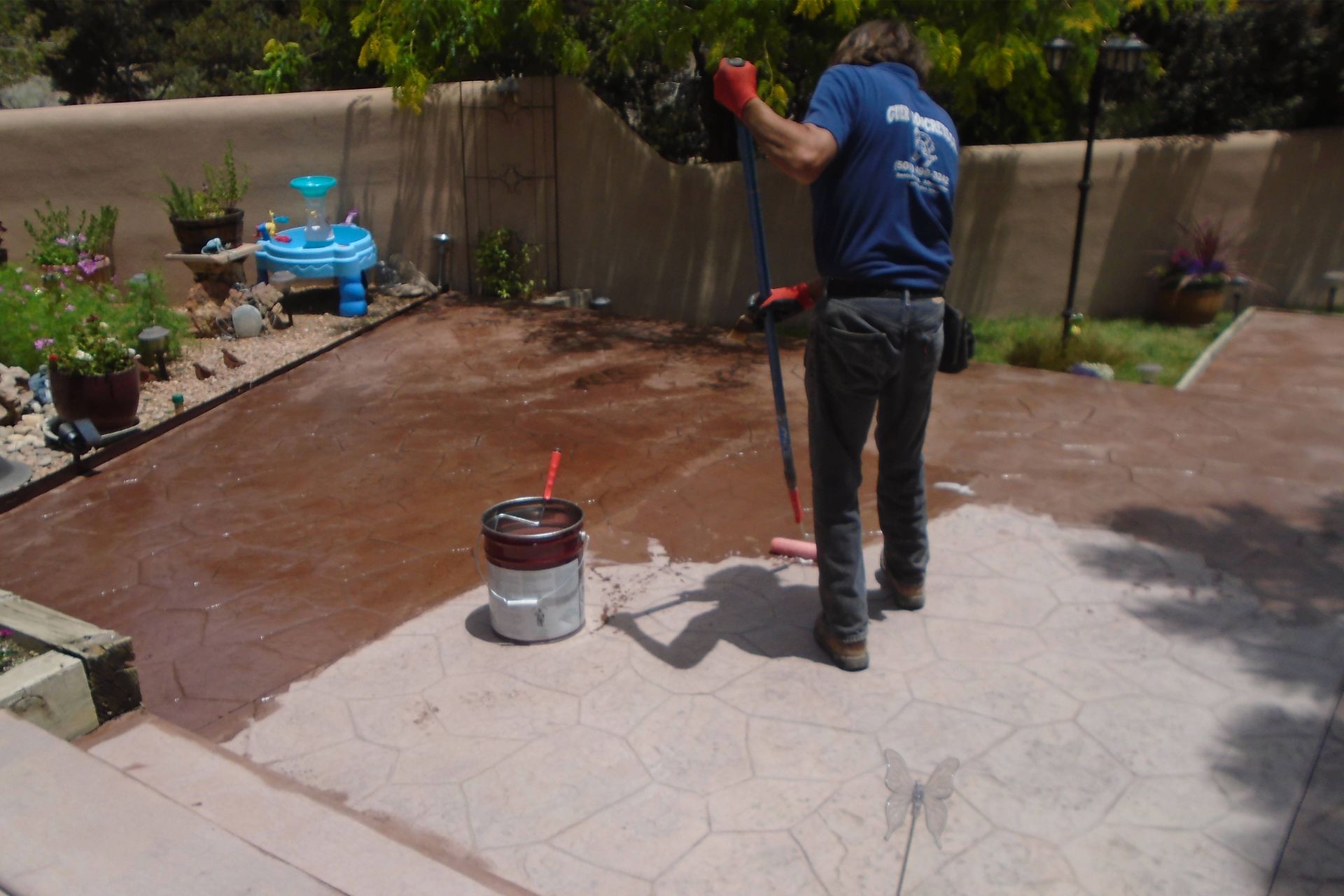 Stamped Concrete Sealing — Santa Fe, NM — Guero Concrete Company