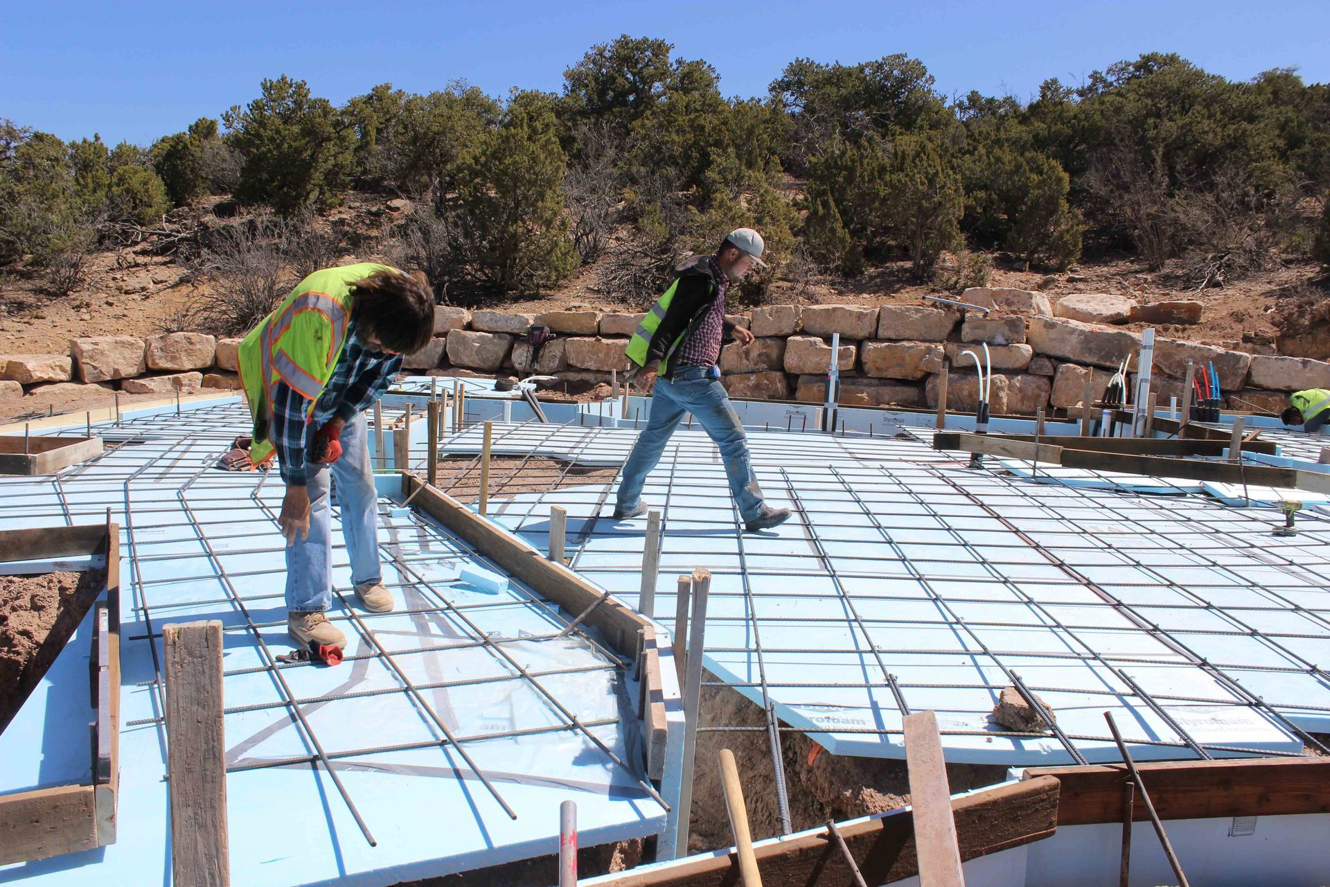 Forming and Stamping a Concrete — Santa Fe, NM — Guero Concrete Company