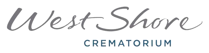 West Shore Crematorium logo in gray script font.