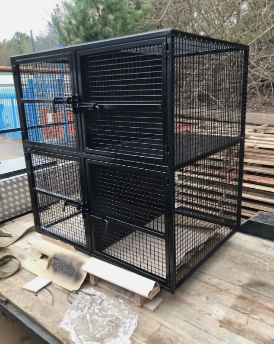 Quad Dog Cage