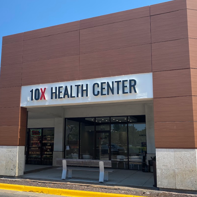 Channel letter outdoor signage for health industry