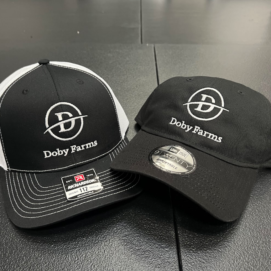 Embroidered hat for local farm