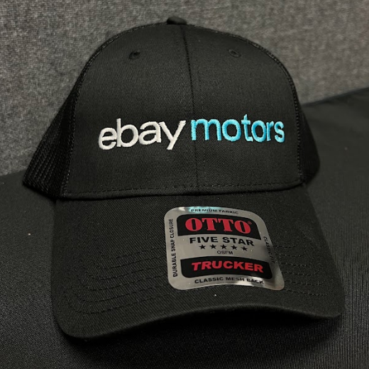 Embroidered hat for ebay motors