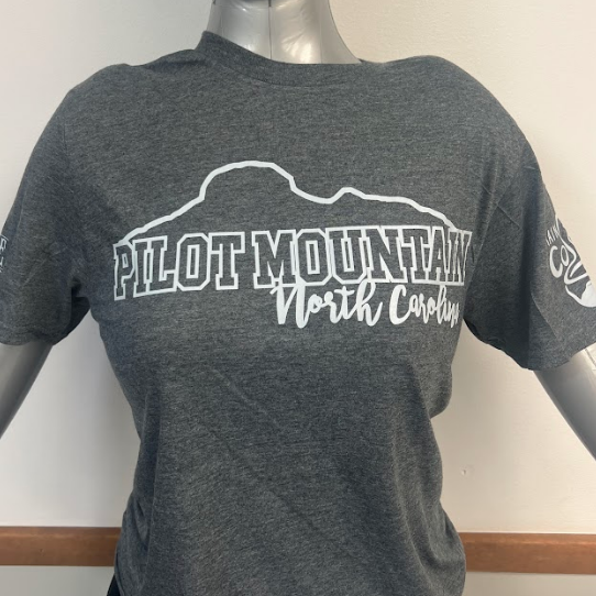 Tourist tshirt for the town of pilot mountain