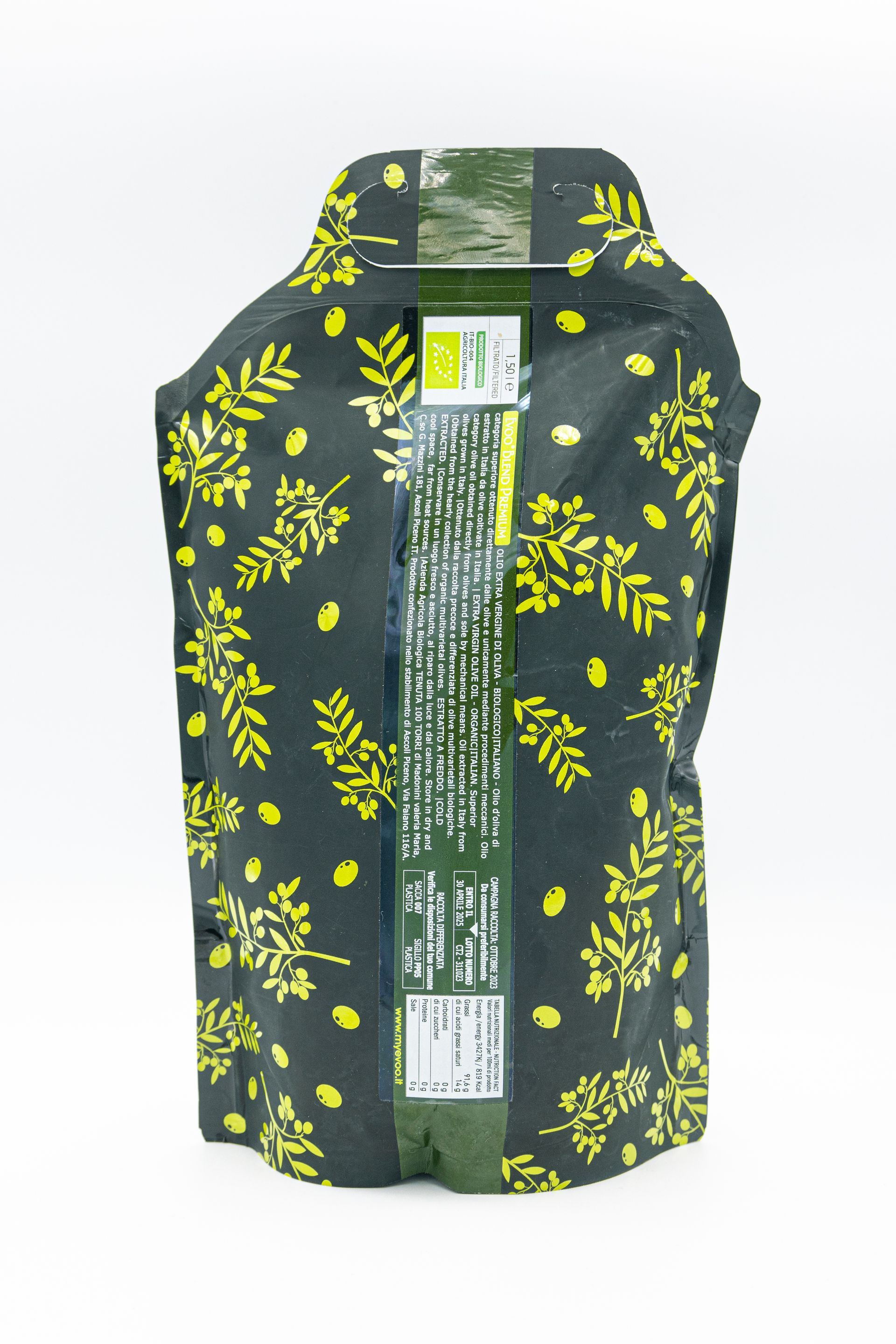 EVOO Pouch Blend Premium Organic 1,5l