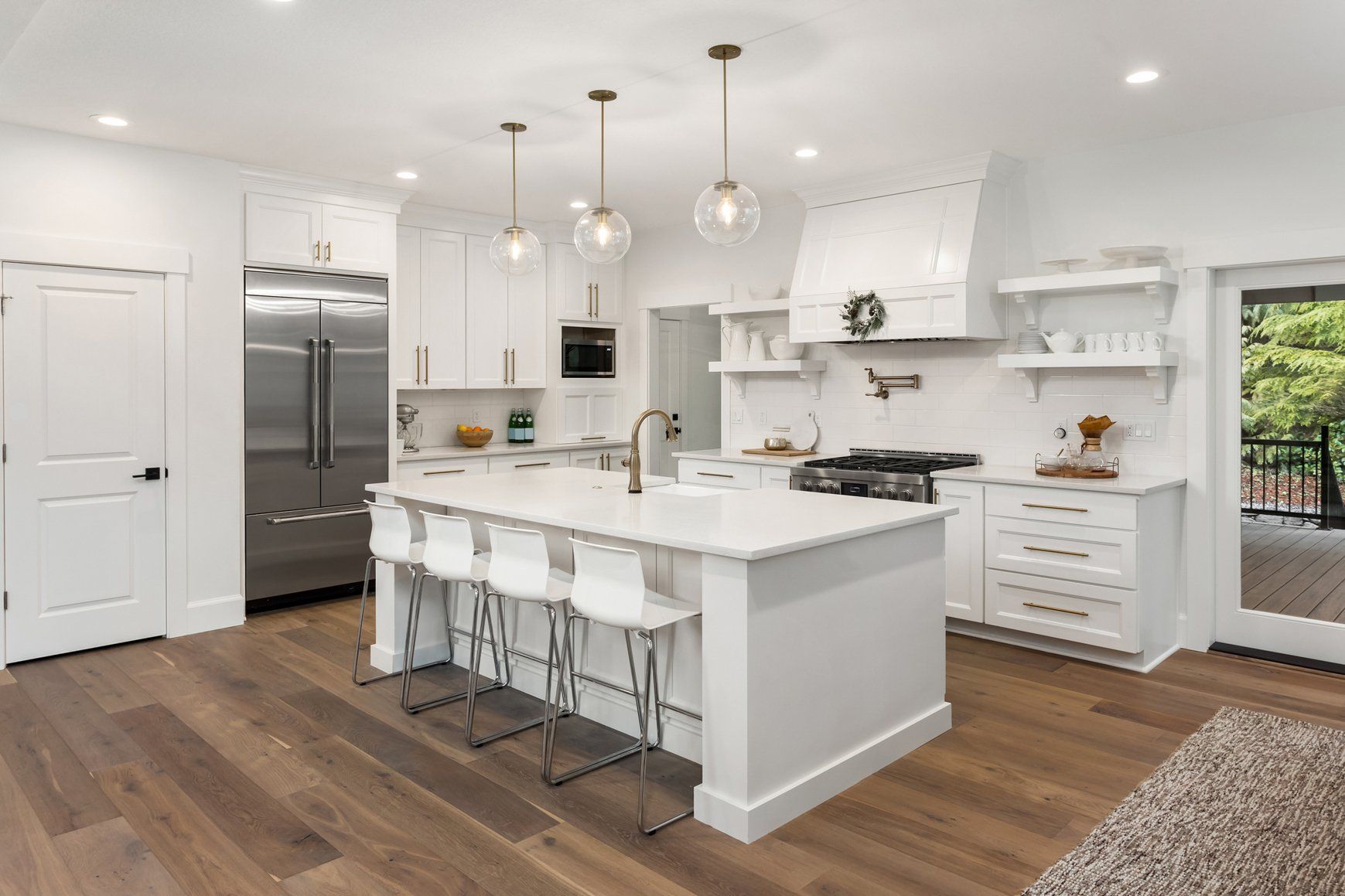 White Kitchen — Kiama Heights, NSW — Tony Runge Painting Service
