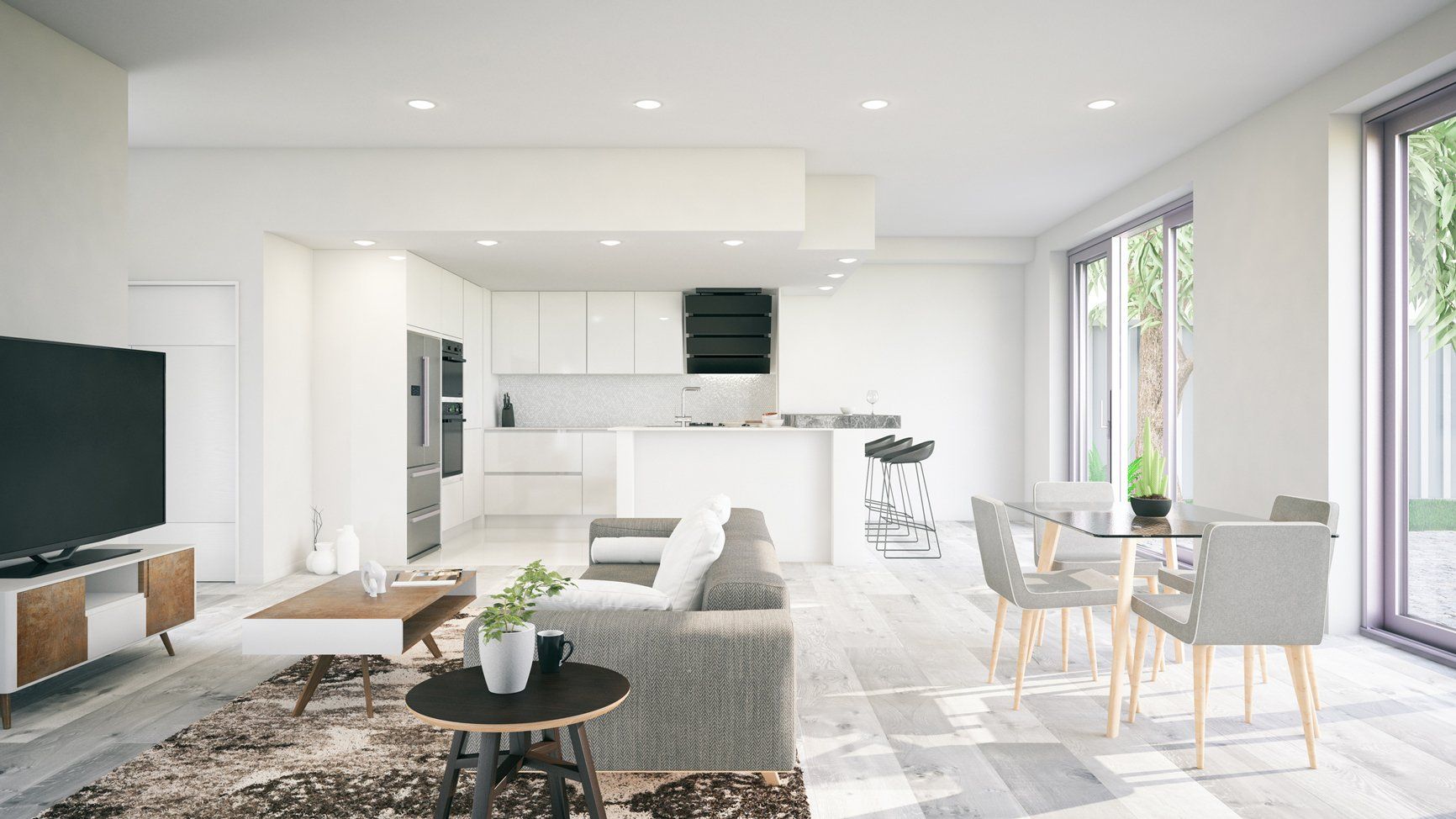 Scandinavian Style Living Room — Kiama Heights, NSW — Tony Runge Painting Service