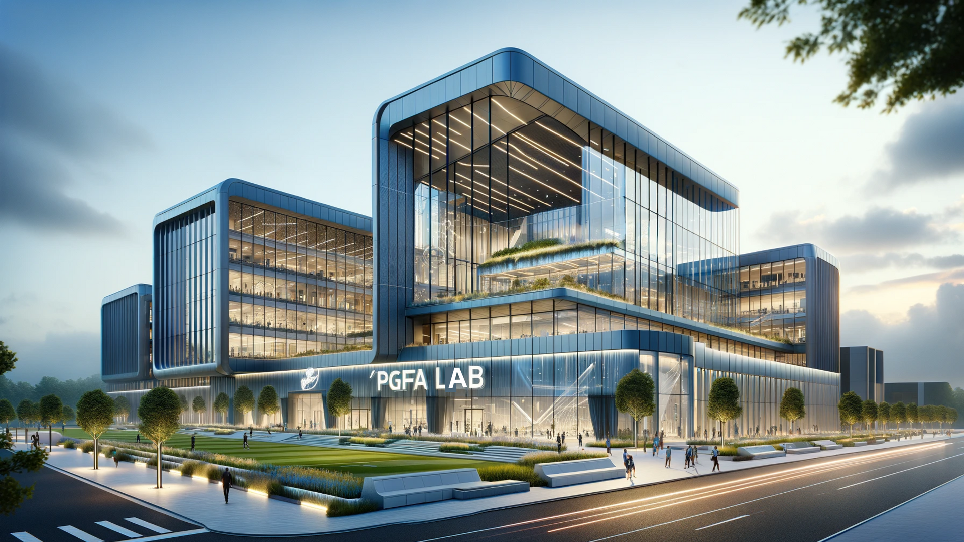 An artist 's impression of a large building with a lot of windows.