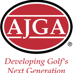 Ajga logo that says developing golf 's next generation