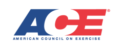 A logo for the american council on exercise