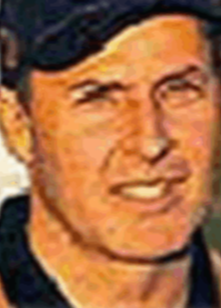 A close up of a man wearing a hat and smiling