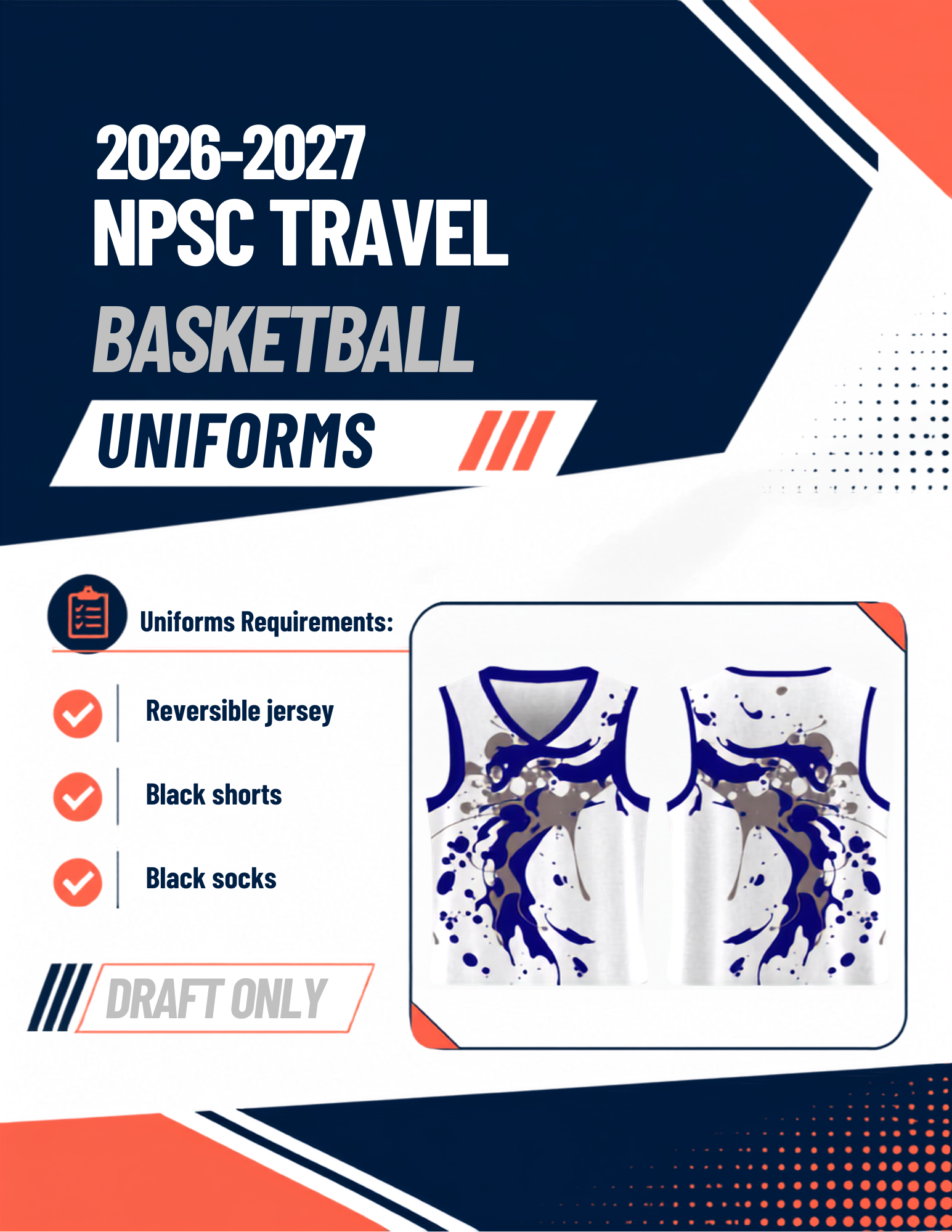 Northern Piedmont Sports Club travel volleyball uniforms